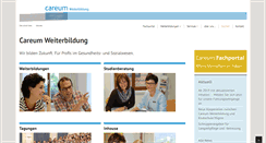 Desktop Screenshot of careum-weiterbildung.ch